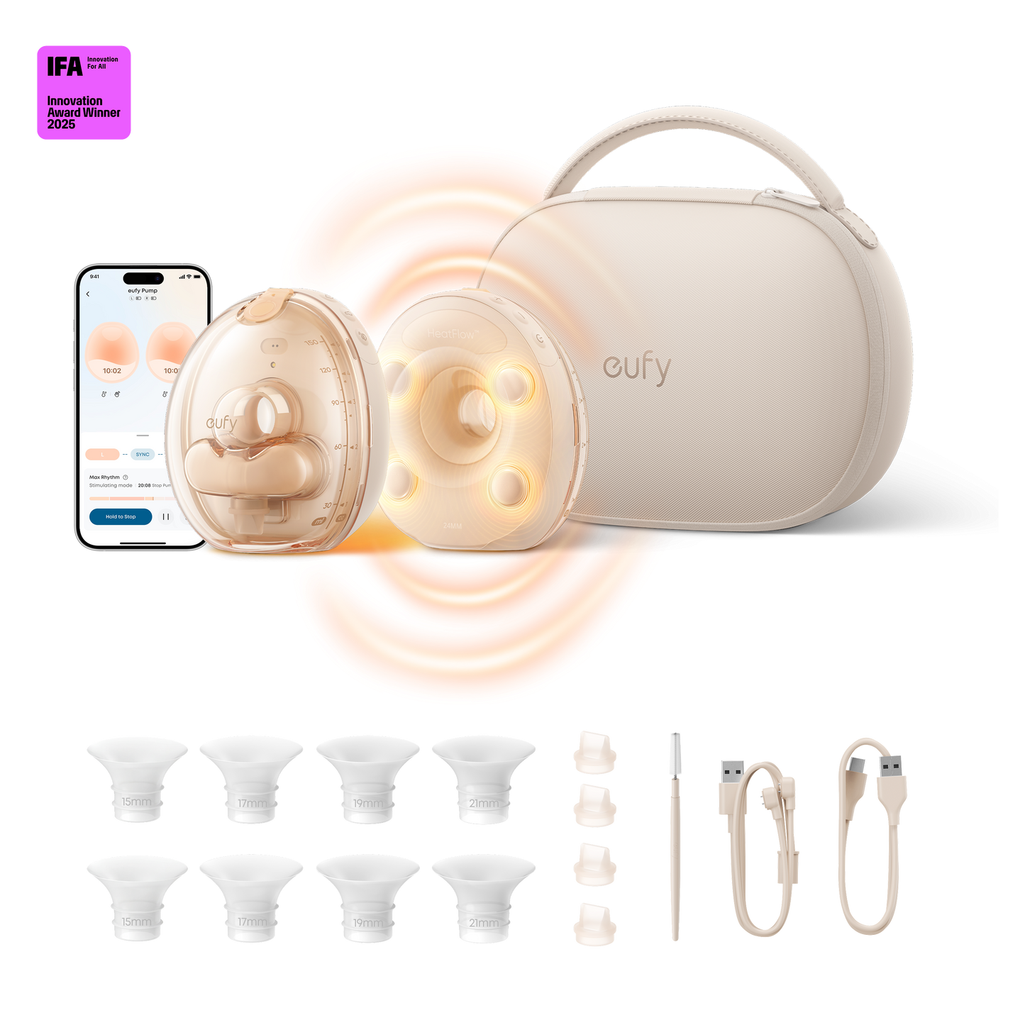 eufy S2 Pro Massaging Heated Electric Breast Pump