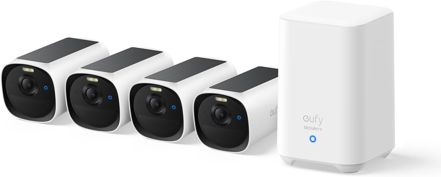 eufyCam E40 4-Cam Kit + HomeBase S280