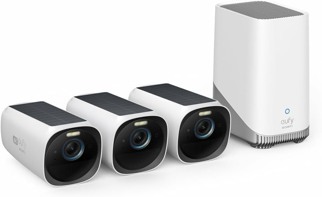 eufyCam S330 (eufyCam 3) 3-Cam Kit (Refurbished)