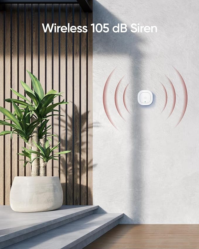 eufy Security Siren: 105 dB Wireless Alarm for Home Protection