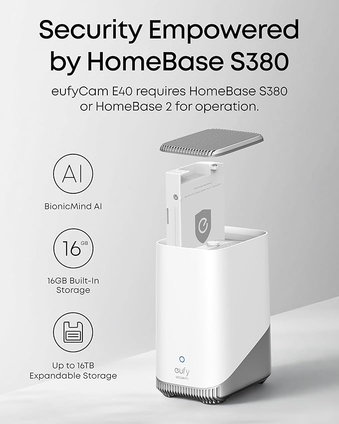 eufyCam E40 4-Cam Kit + HomeBase S380