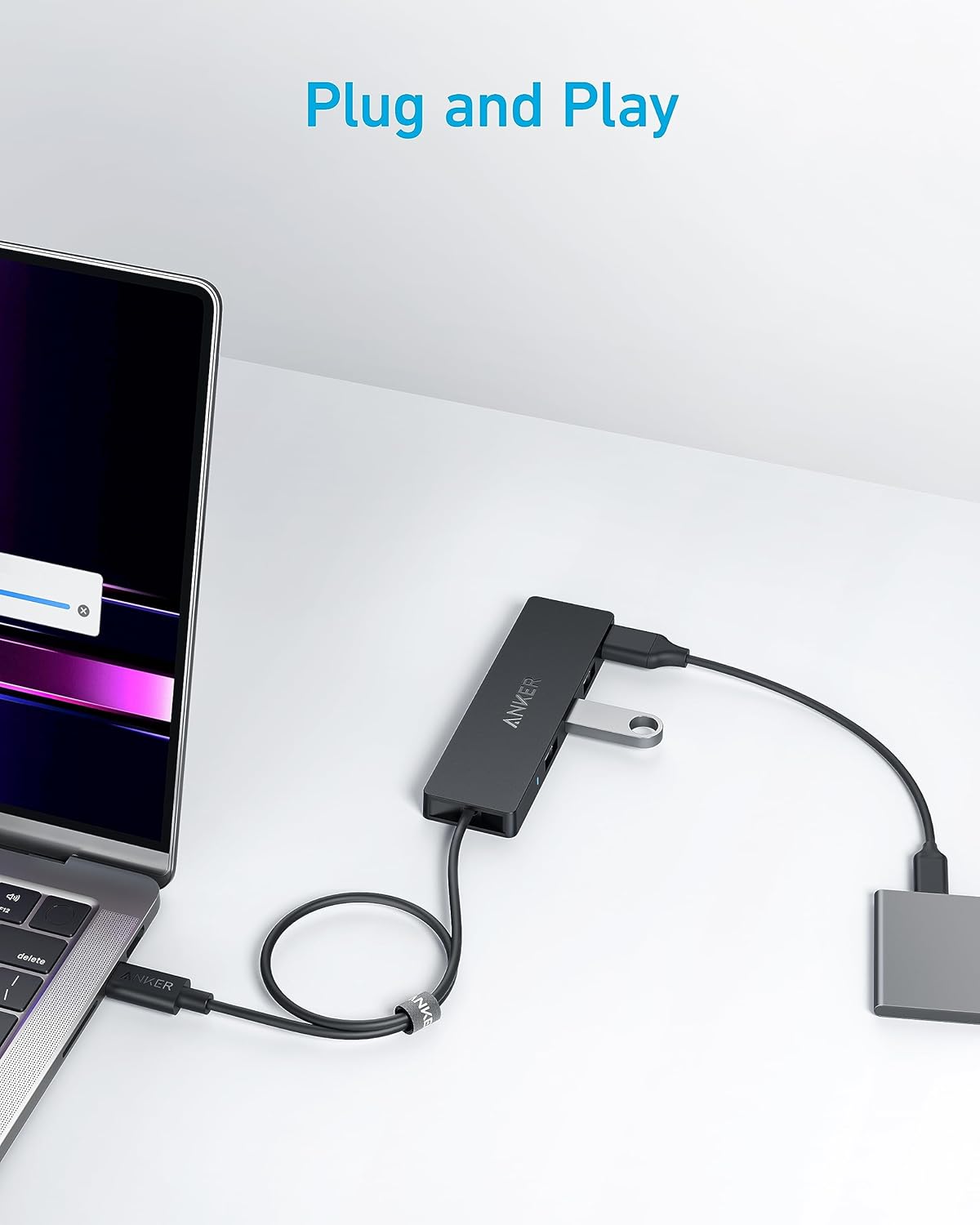 Anker USB-C Hub (4-in-1, 5Gbps)