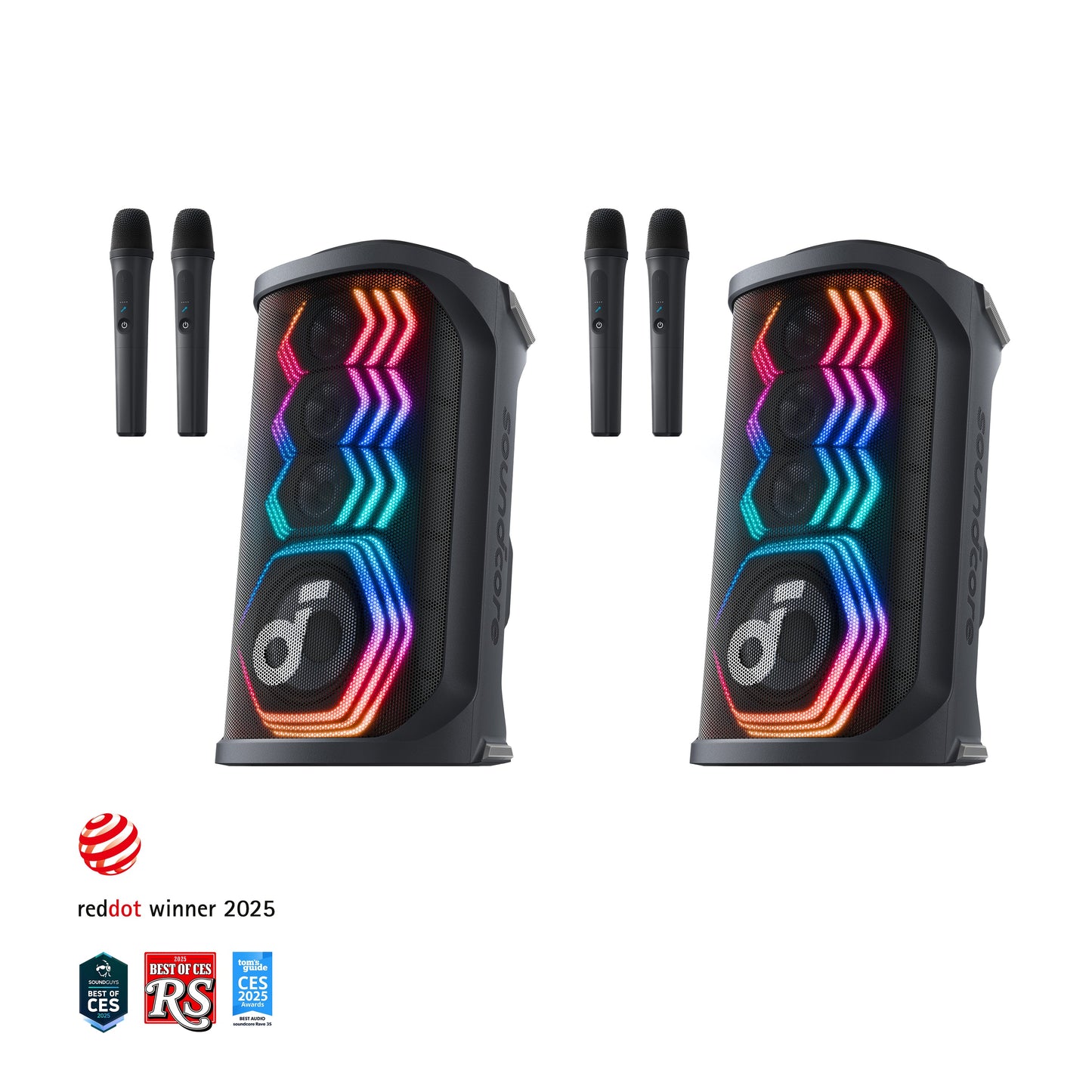 soundcore Rave 3S | AI Karaoke Party Speaker with 200W Sound