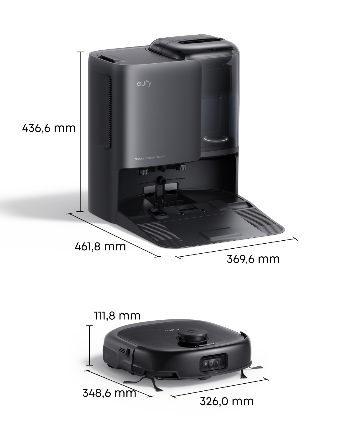 eufy Robot Vacuum Omni E25 + eufy Indoor Cam S350