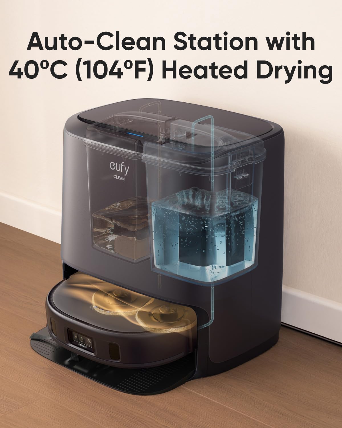 eufy Hard Floor Cleaning Solution (2 Bottles) for Robot Mops