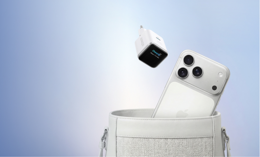 Anker Nano-laddare med smarta skärmar och iPhones i flera färger
