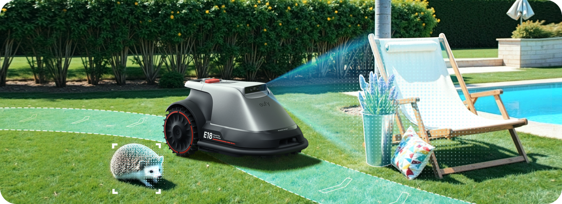 Robotgräsklippare GPS navigering