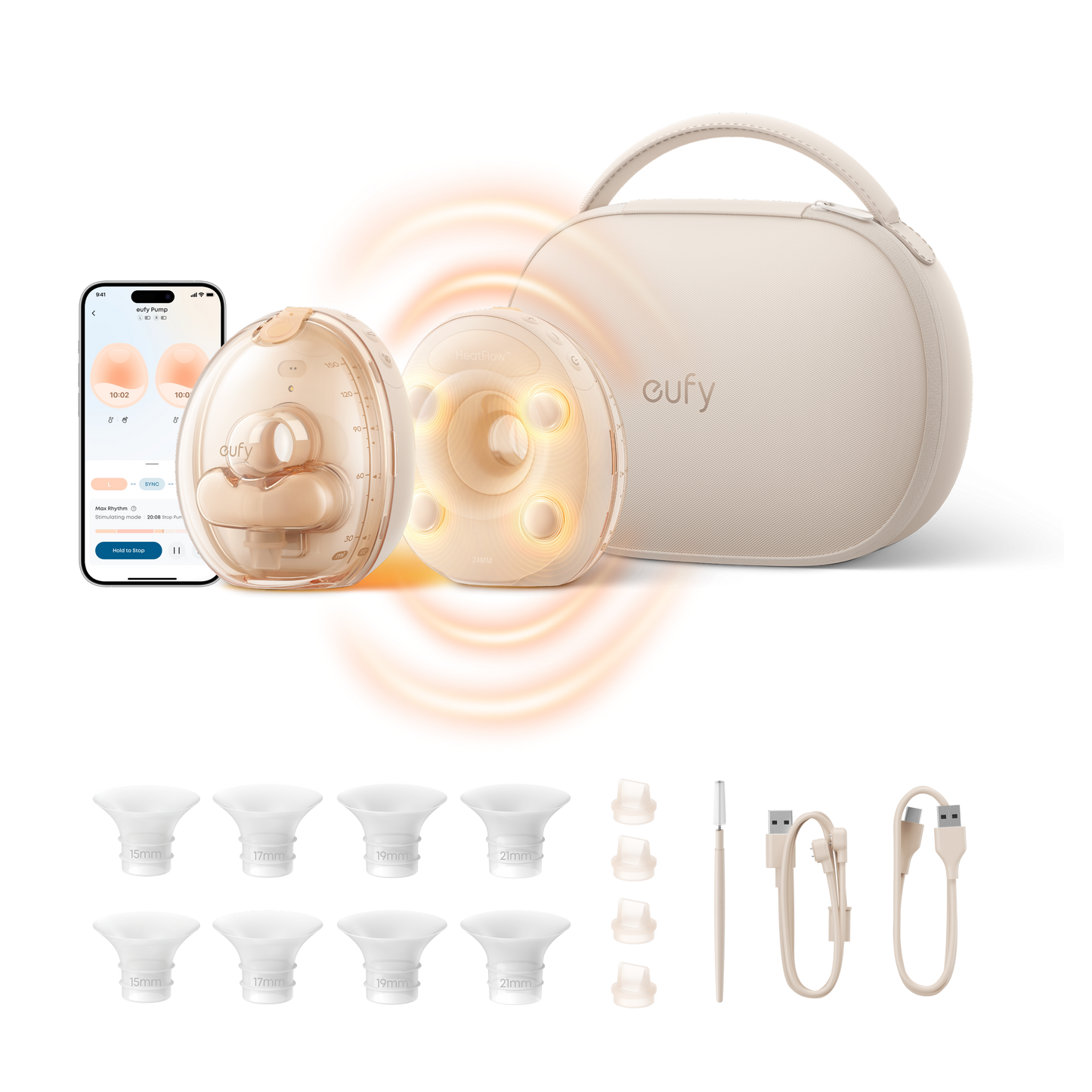 eufy S2 Pro Massaging Heated Electric Breast Pump