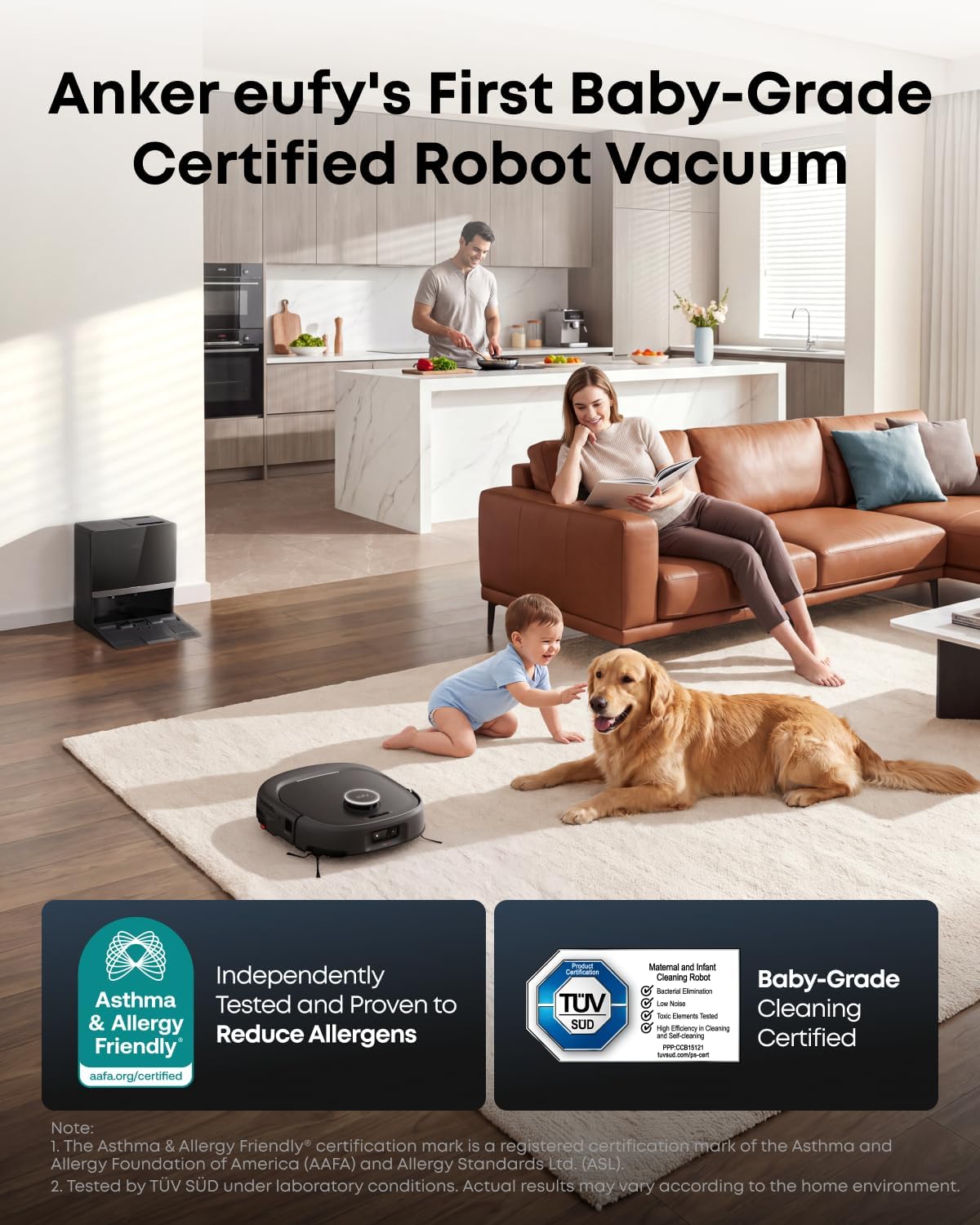 eufy Robot Vacuum Omni E35 + Accessories Package