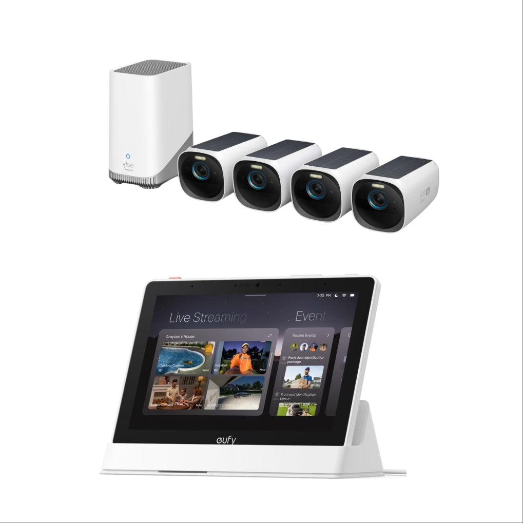 eufy Smart Display E10 + eufyCam 3 4-Cam Kit