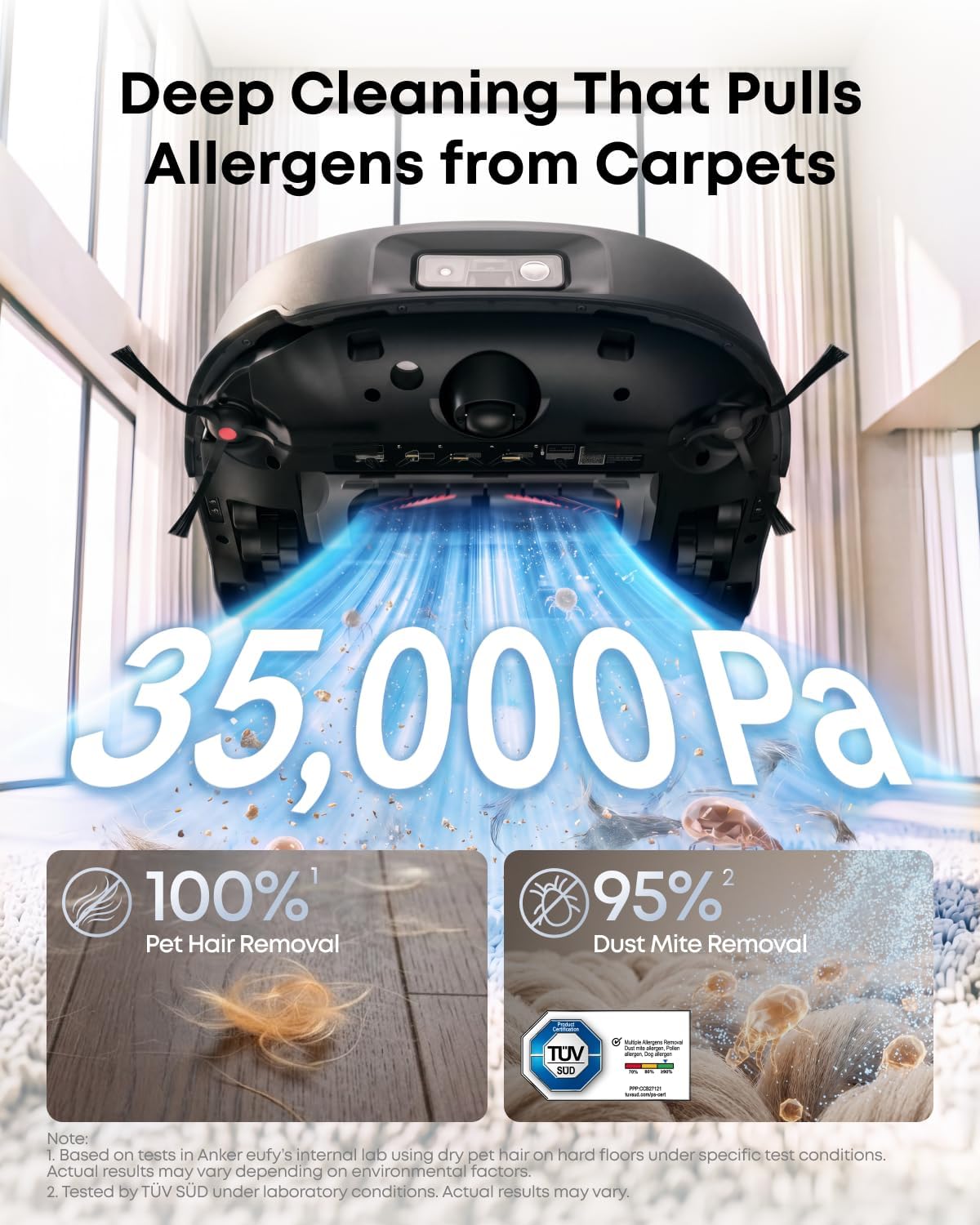 eufy Robot Vacuum Omni E35 + Accessories Package