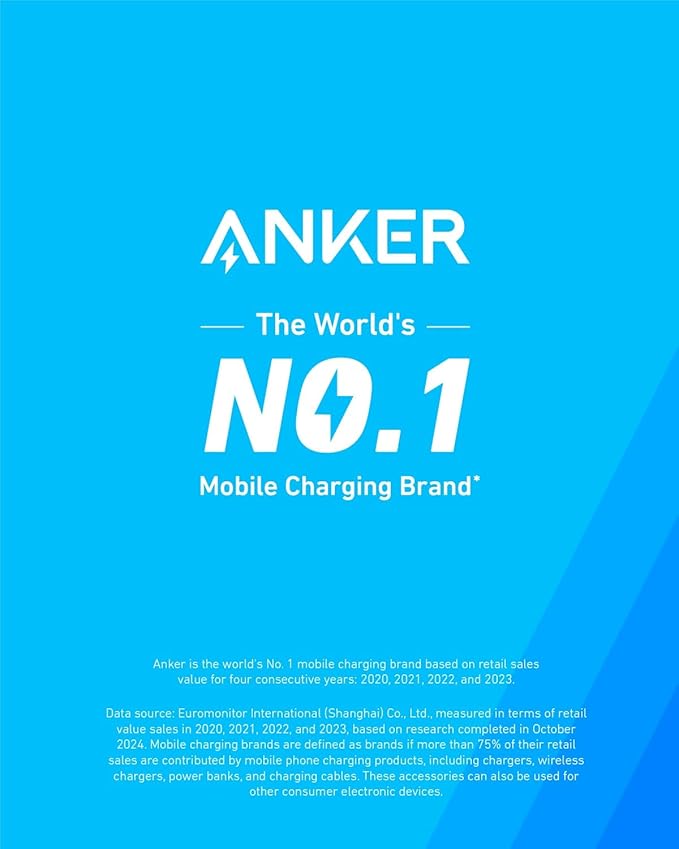 Anker Laptop Charger (140W, 4-Port, PD 3.1) with USB-C Cable