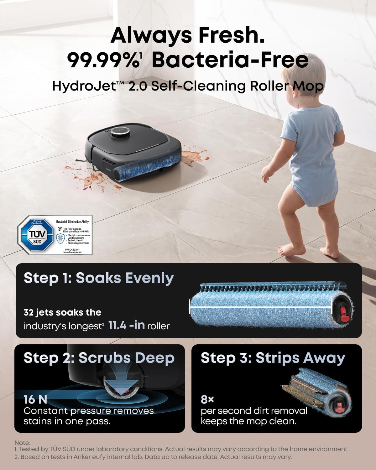 eufy Robot Vacuum Omni E35 + Accessories Package