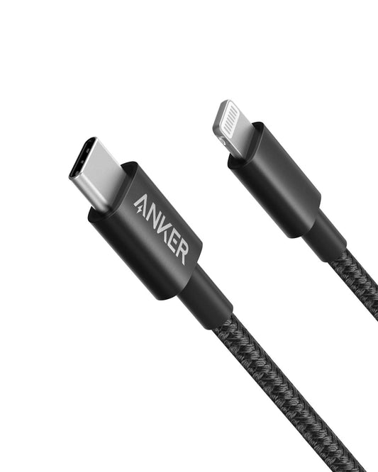 Anker USB C to Lightning Cable 331 New Nylon (3.3ft, MFi Certified)