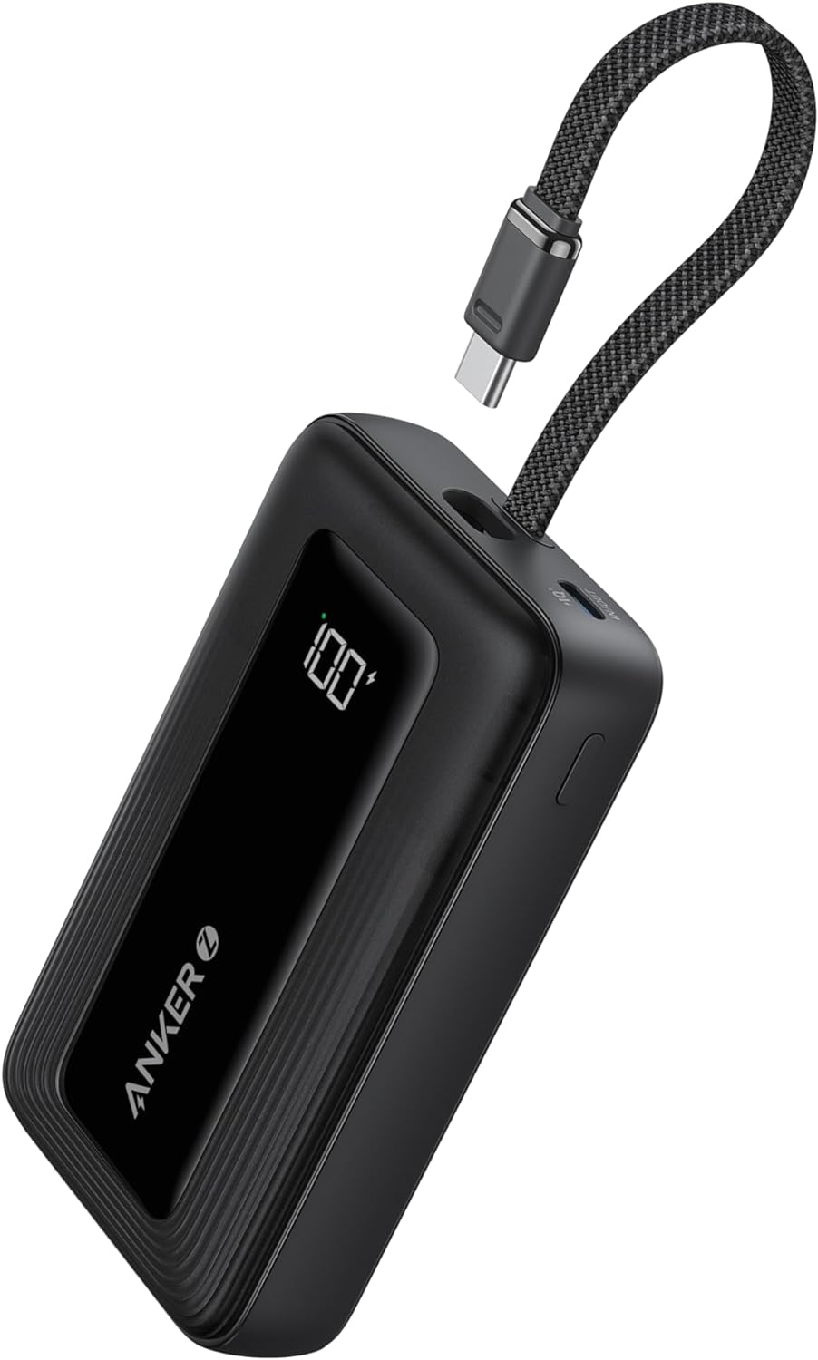 Anker Zolo Power Bank (20K, 30W, Built-In USB-C Cable)