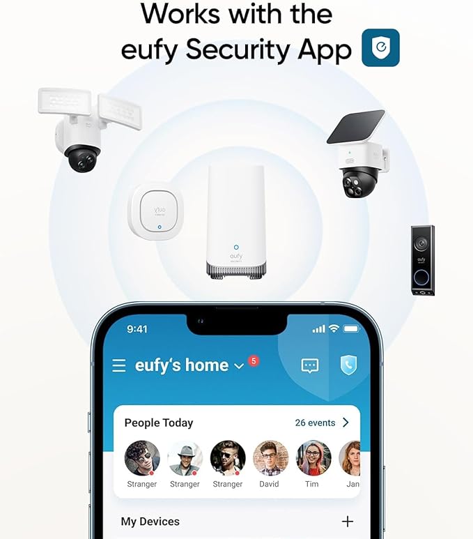 eufy Security Siren: 105 dB Wireless Alarm for Home Protection