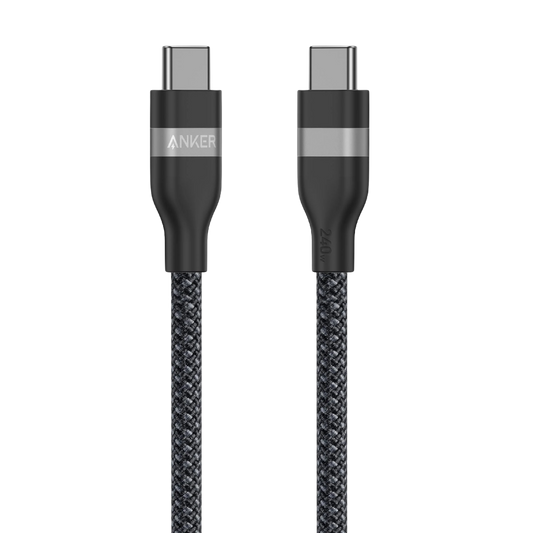Anker USB-C to USB-C Cable (240W, Upcycled-Braided)