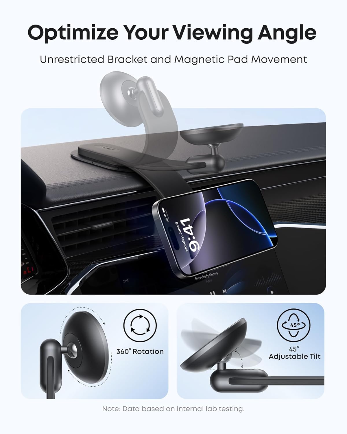 Anker Nano Car Mount (Magnetic, Detachable Pad)