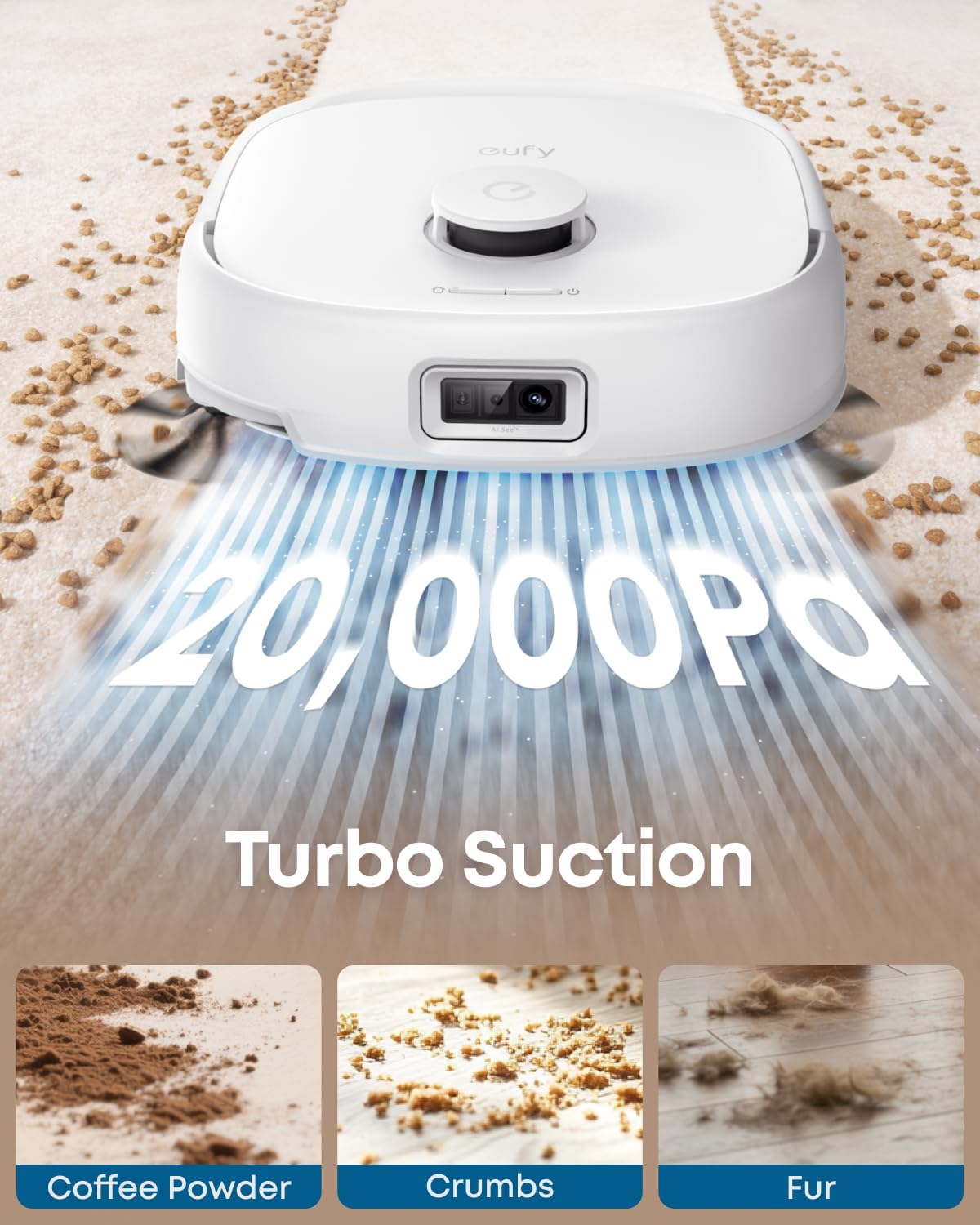 eufy Robot Vacuum Omni E25 White