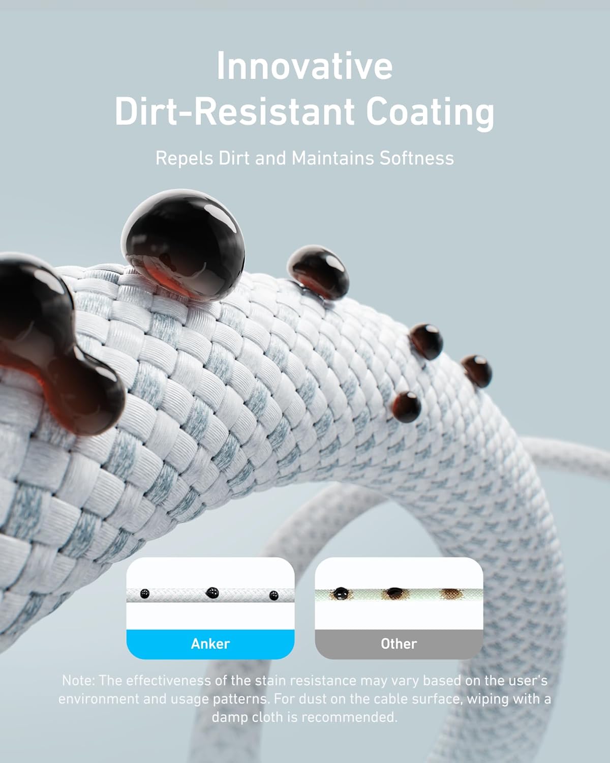 Anker Zolo USB-C to USB-C Cable (3 ft, 240W, Braided)