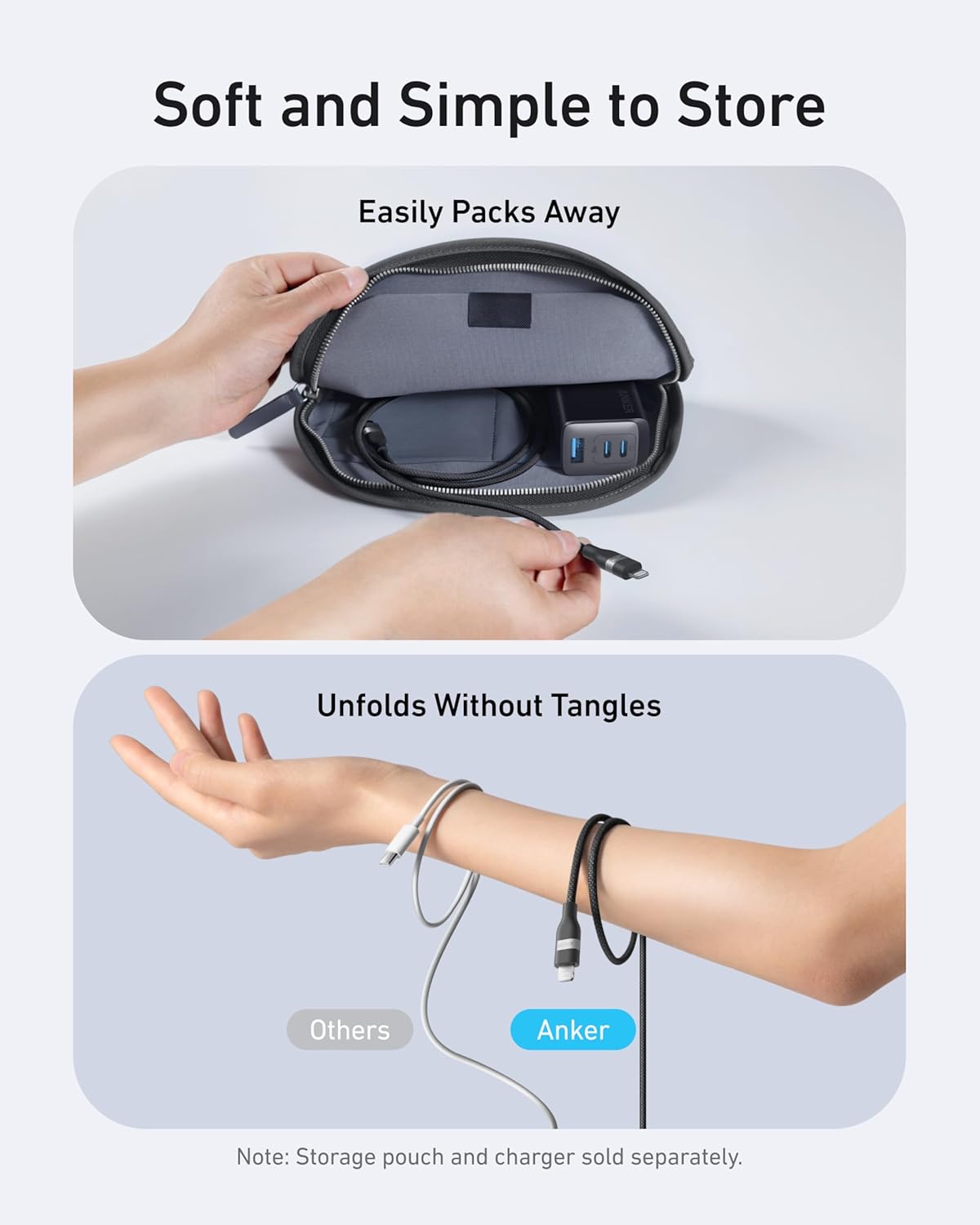 Anker USB-C to Lightning Cable (6 ft, Upcycled-Braided)