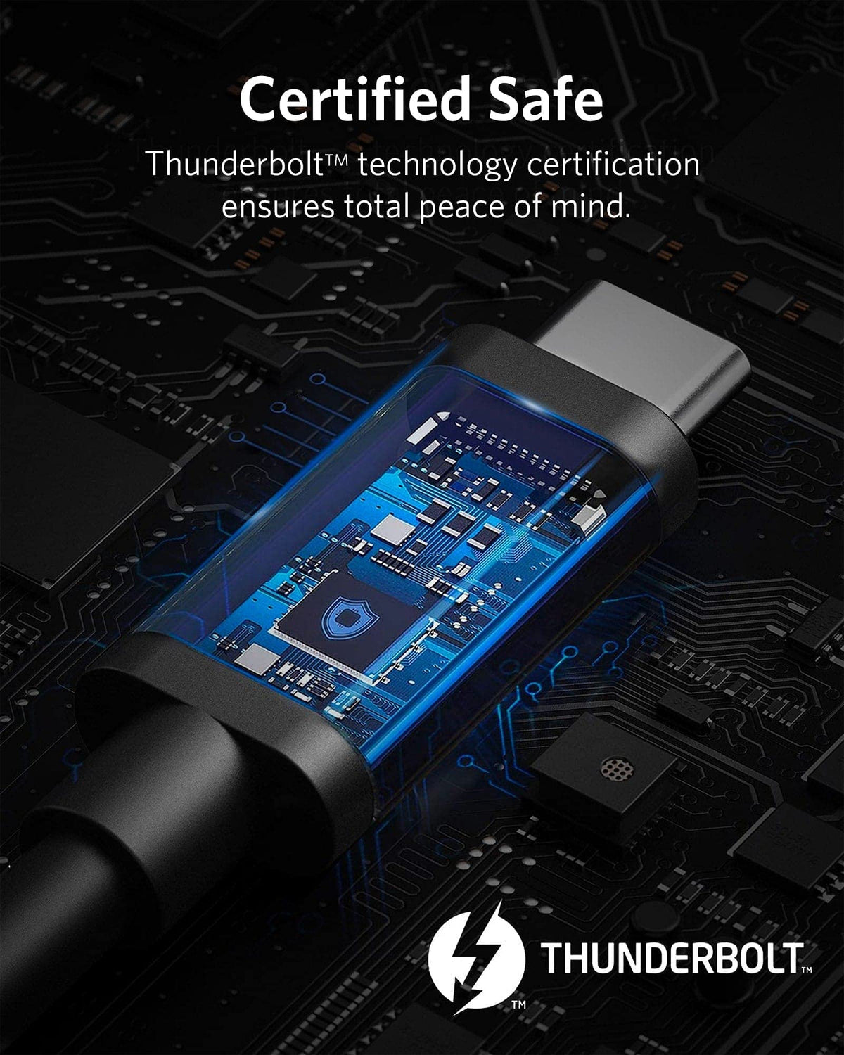 Anker USB-C to USB-C Thunderbolt 4 100W Cable (0.7m)