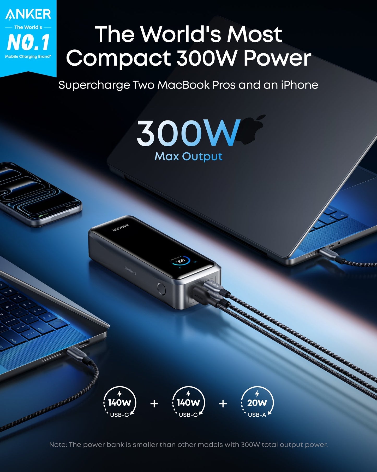 Anker Prime Power Bank (26K, 300W)