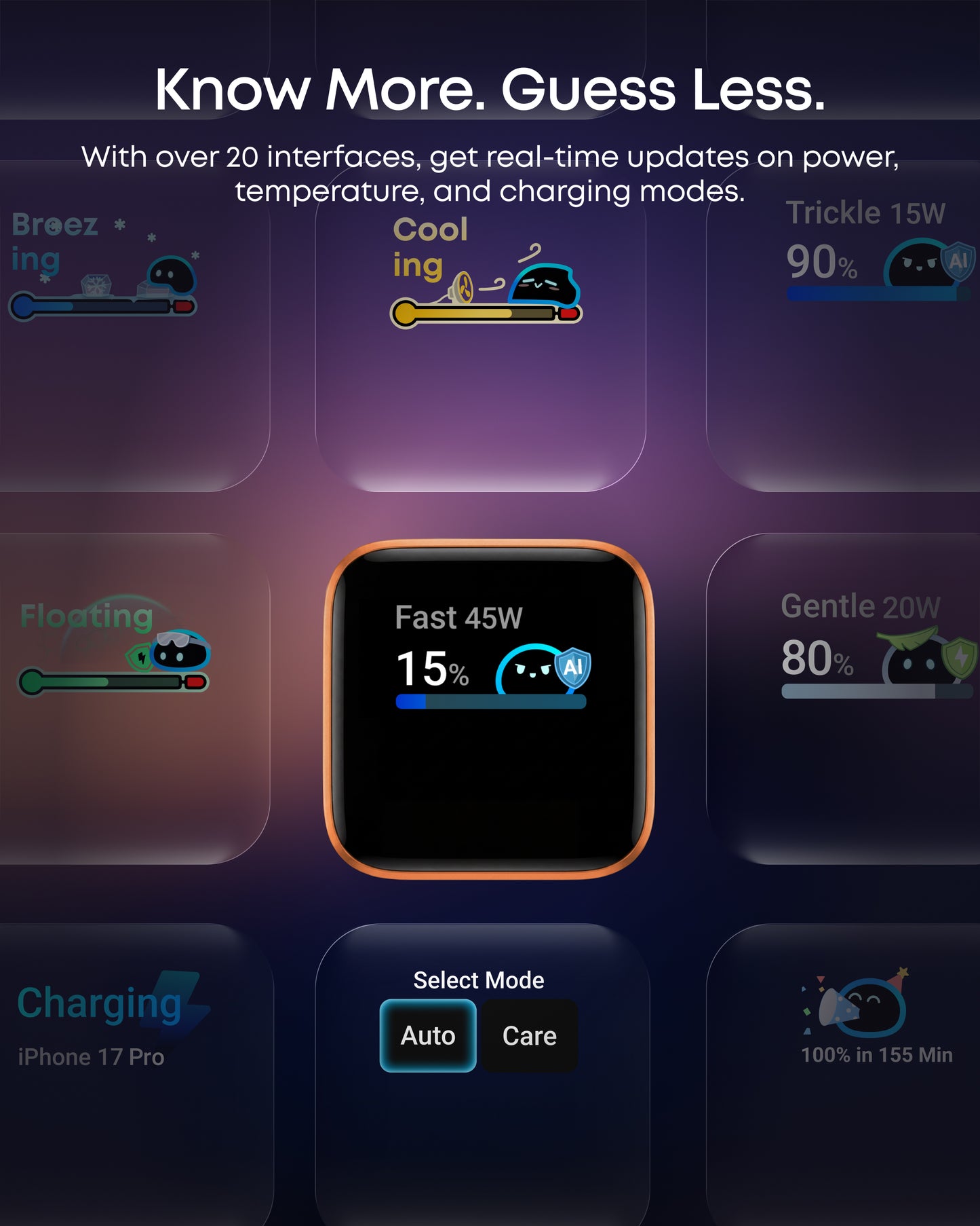 Anker Nano 45W Smart Display Charger