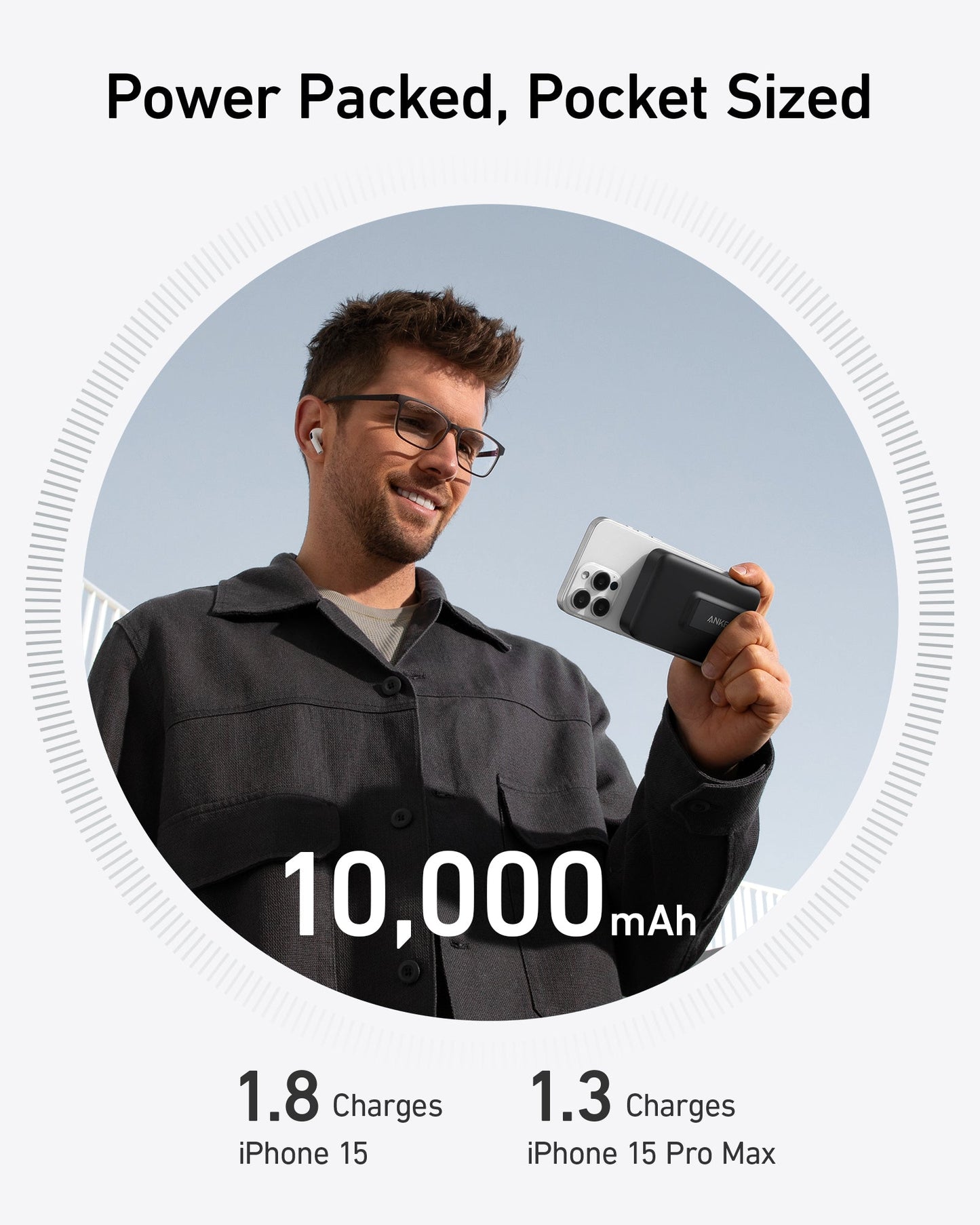 Anker Prime Charger (200W, 6 Ports, GaN) + Anker MagGo Power Bank (10K)