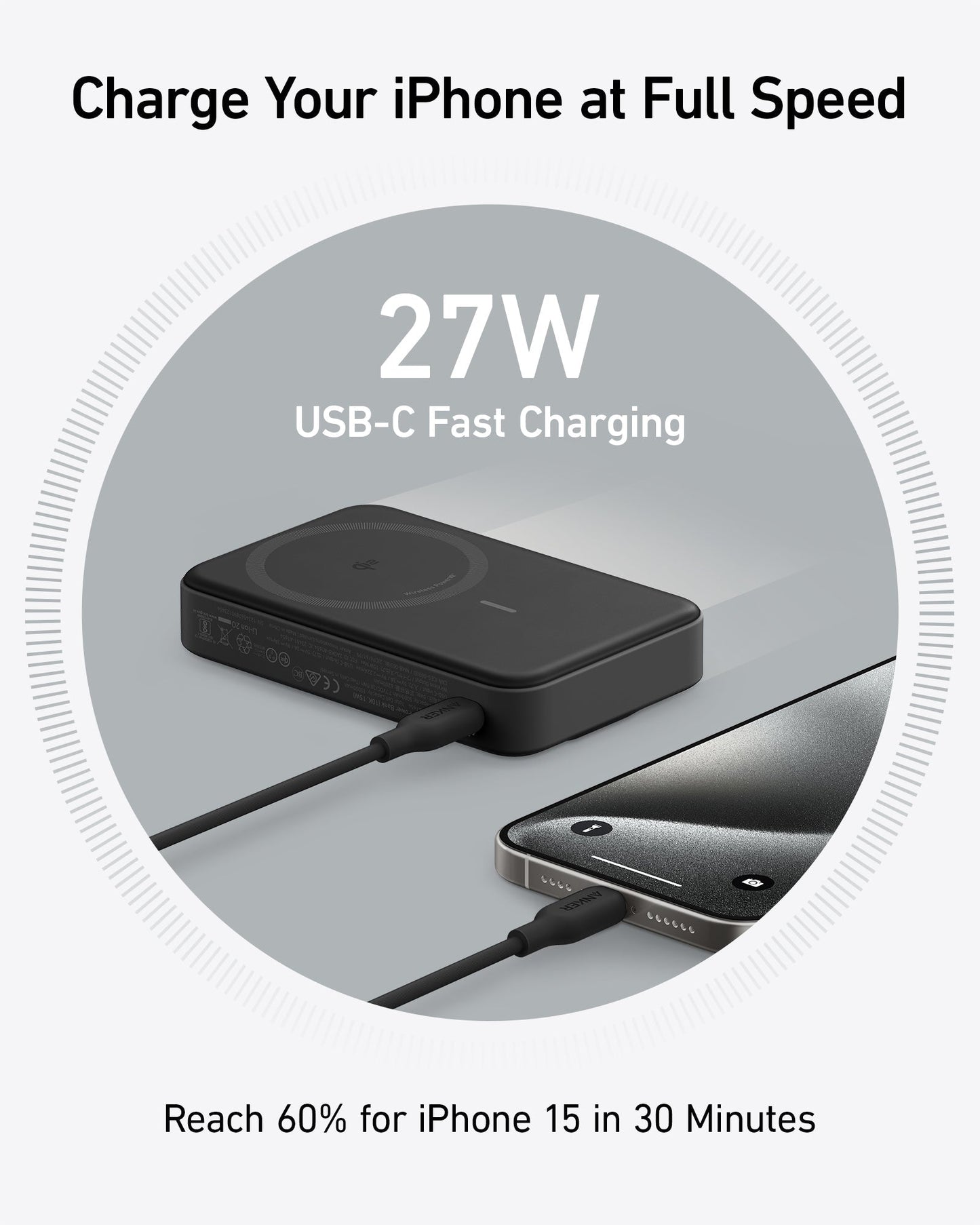Anker Prime Charger (200W, 6 Ports, GaN) + Anker MagGo Power Bank (10K)