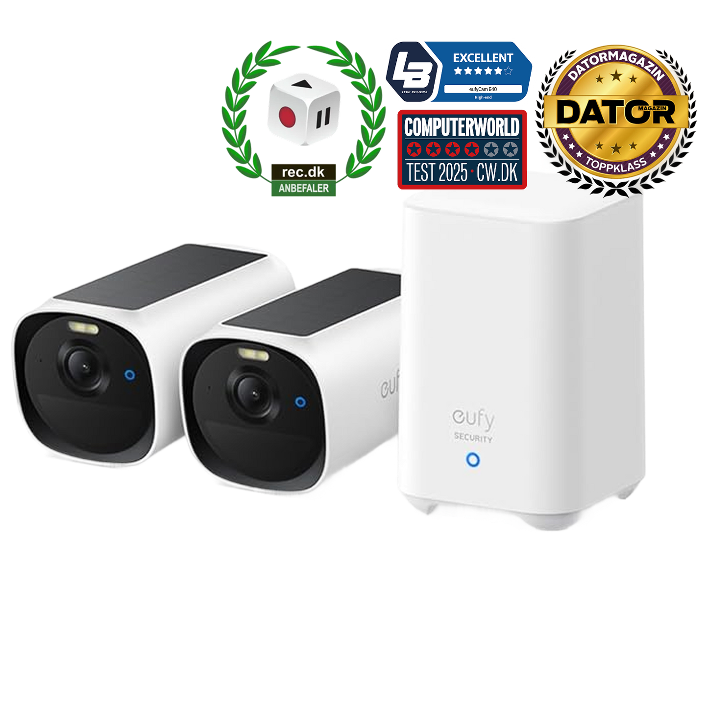 eufyCam E40 2-Cam Kit + HomeBase S280