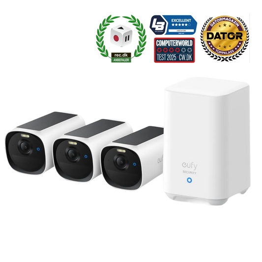 eufyCam E40 3-Cam Kit + HomeBase S280