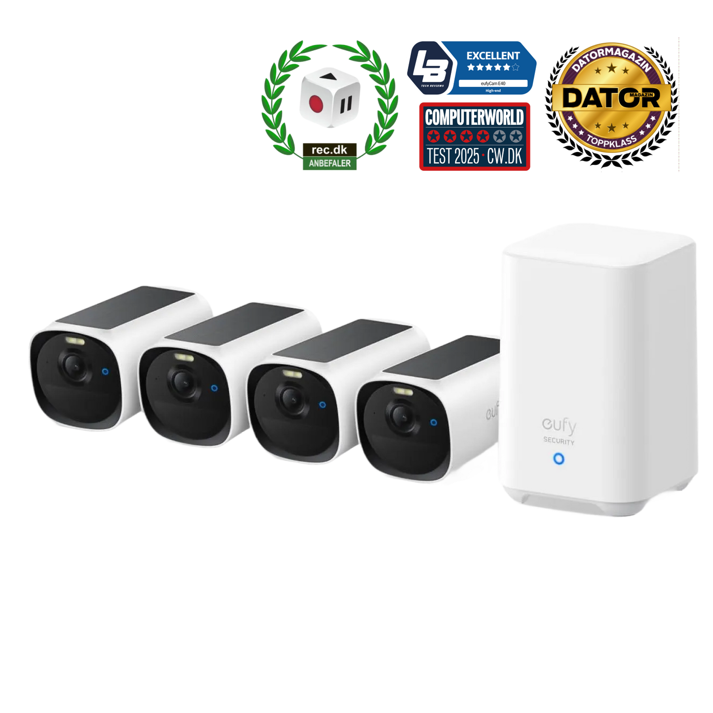 eufyCam E40 4-Cam Kit + HomeBase S280