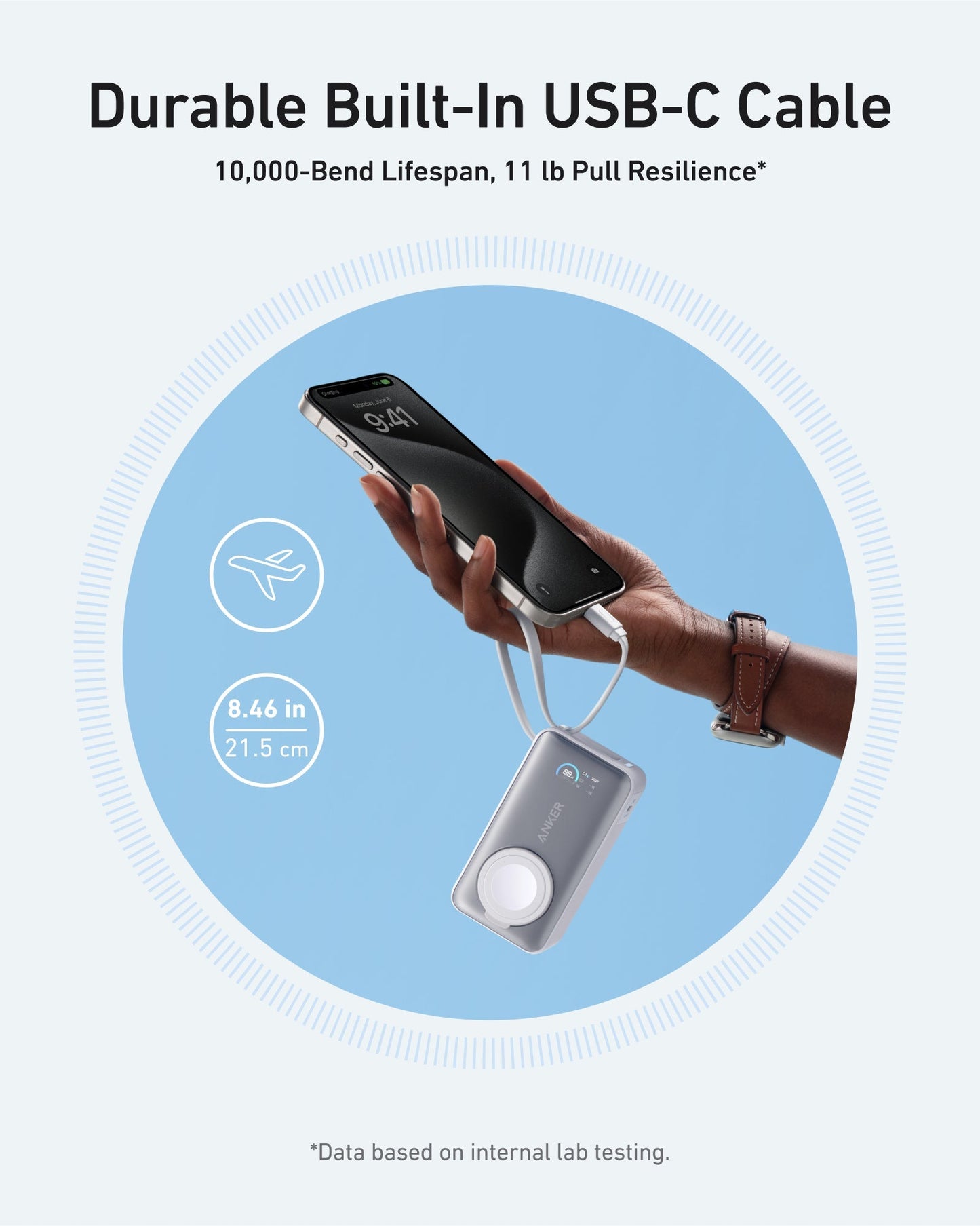 Anker MagGo Power Bank (10K, 35W, For Apple Watch) + Anker MagGo Wireless Charging Station (3-in-1, Foldable Pad)