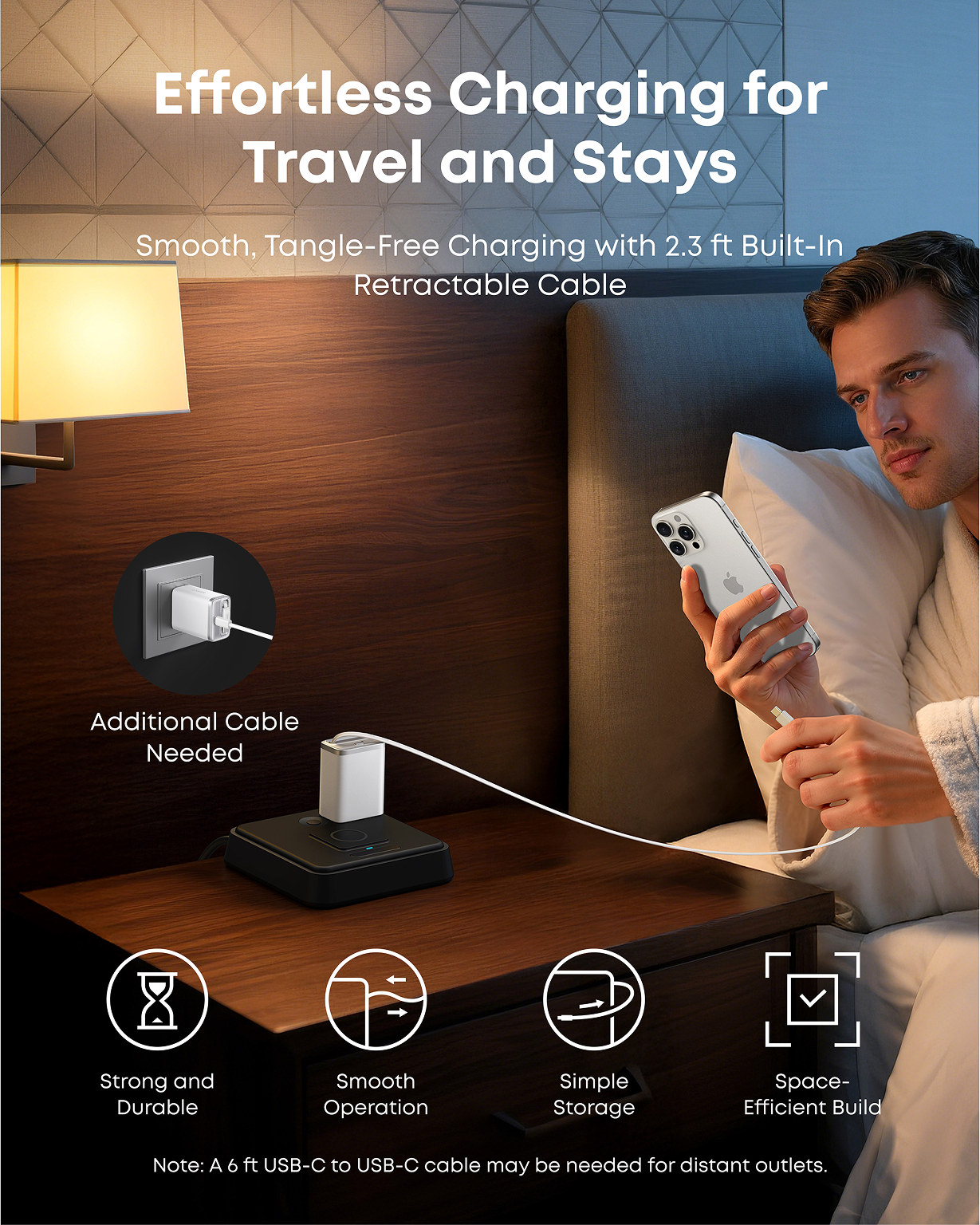 Anker Nano Charger (35W, Built-In Retractable USB-C Cable)