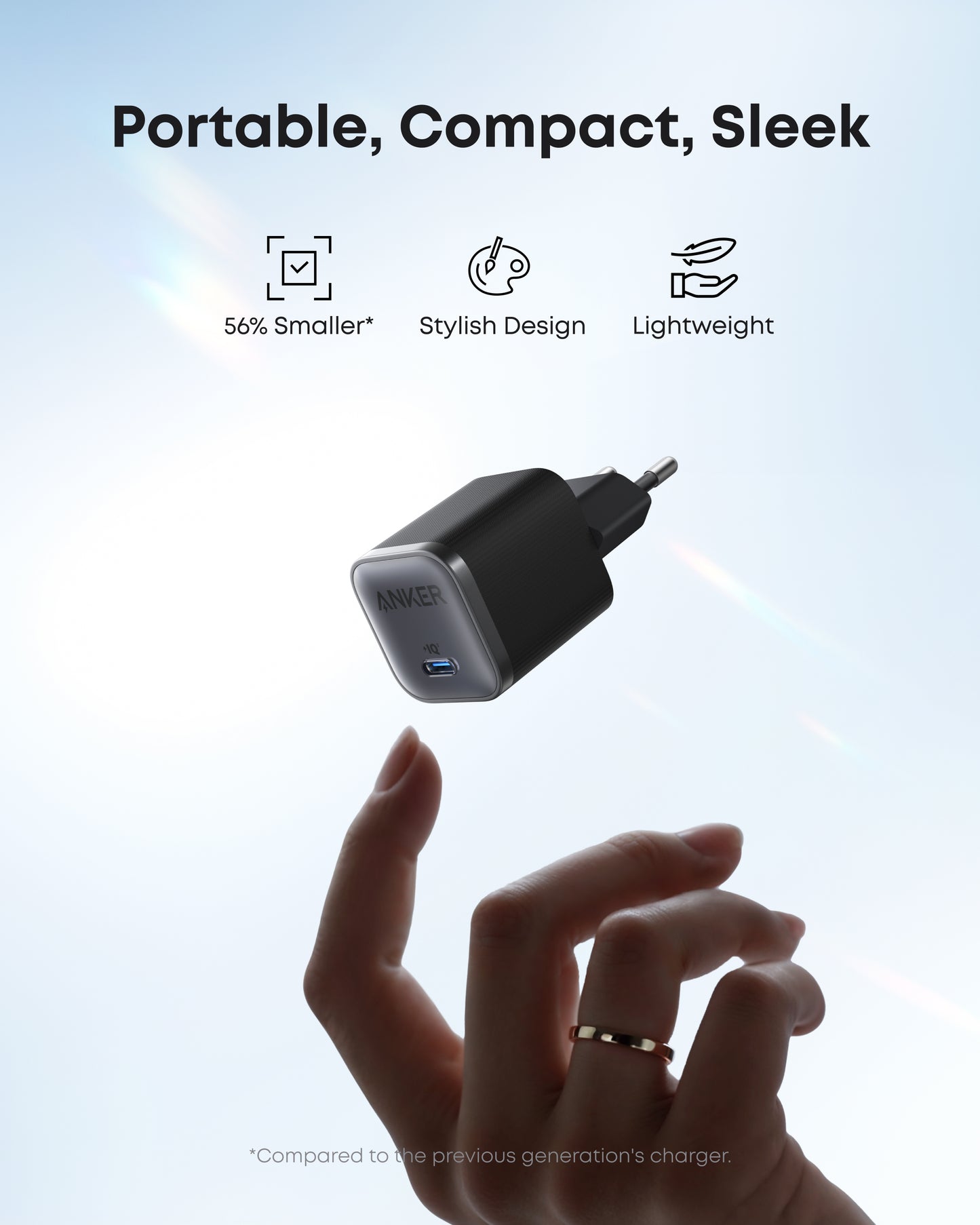 Anker Nano 45W Type-C Fast Charger (180 cm Cable Included)