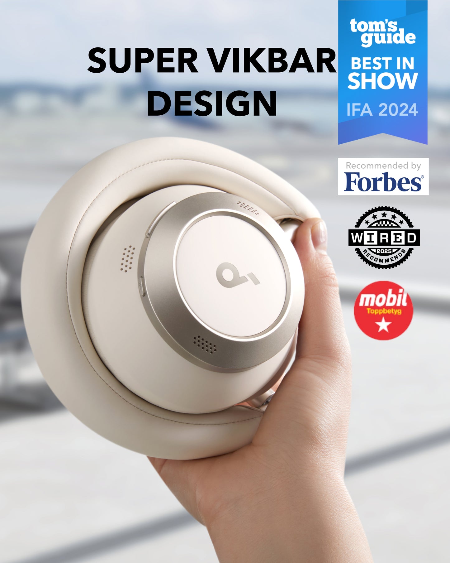 soundcore Space One Pro | Foldable Over-Ear Headphones