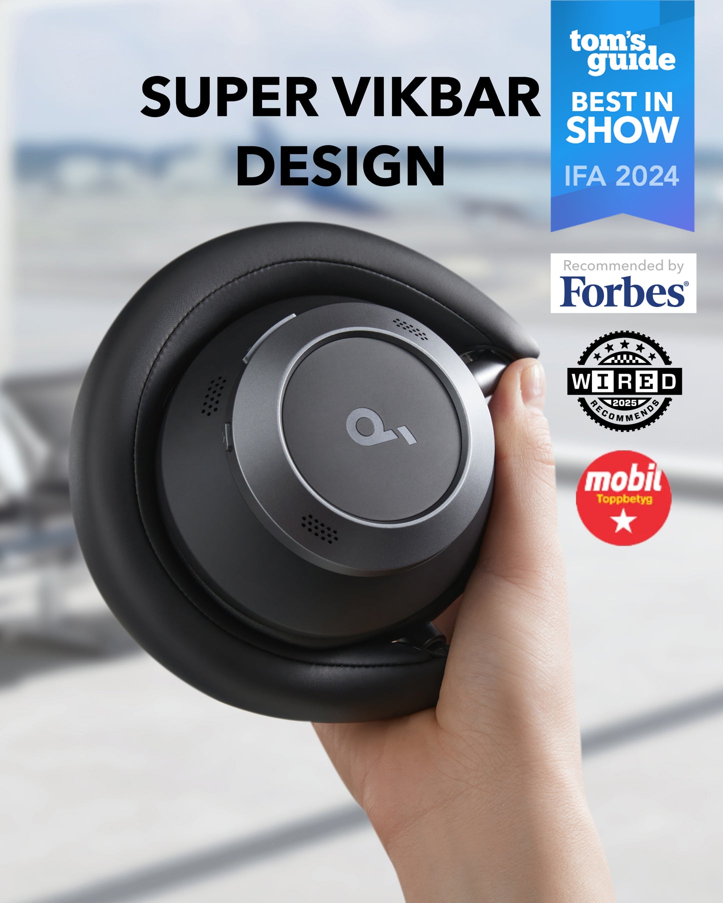 soundcore Space One Pro | Foldable Over-Ear Headphones