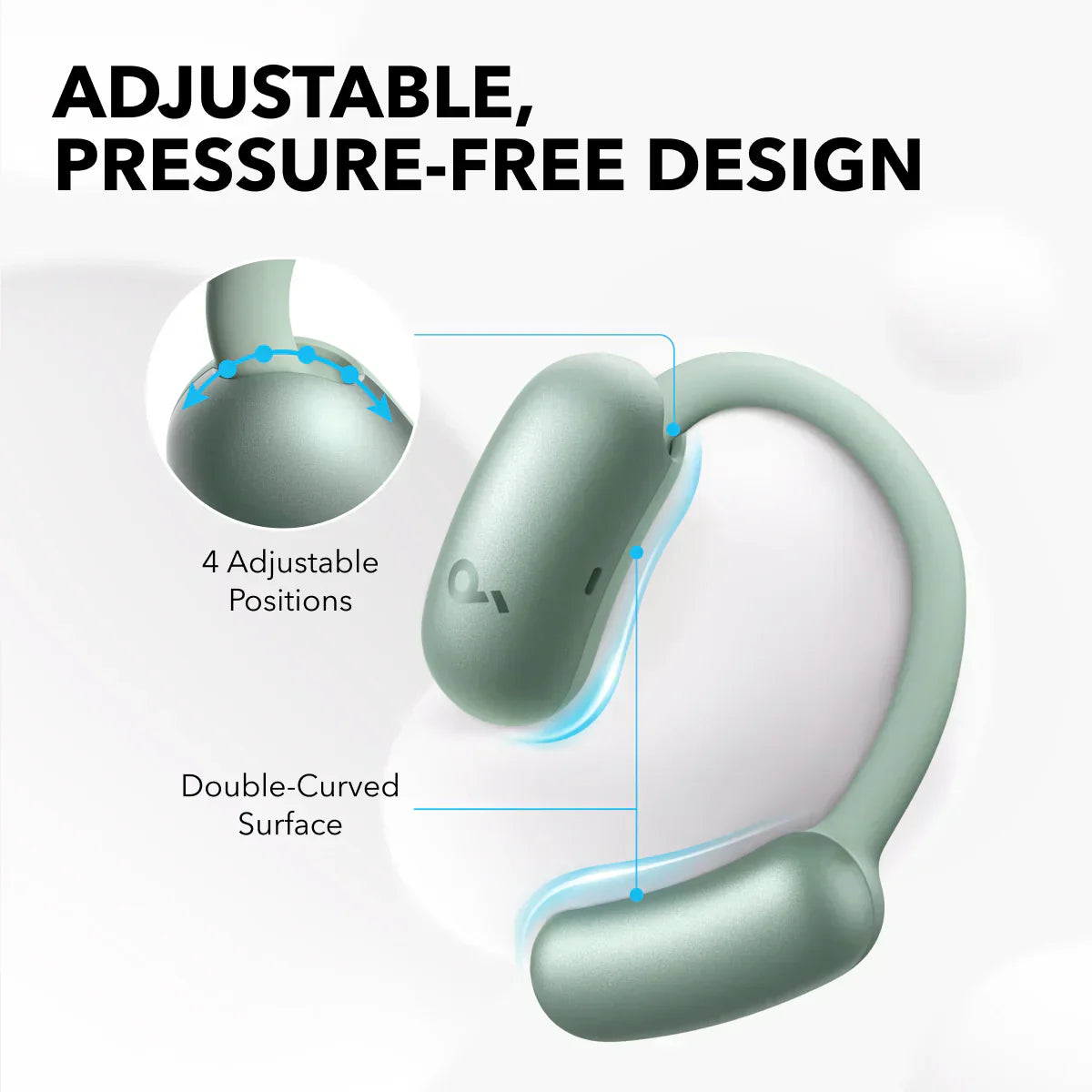 soundcore AeroFit 2 | Adjustable Open-Ear Wireless Earbuds