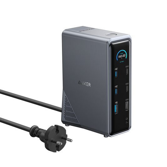 Anker Prime Charging Docking Station (14-in-1, Dual Display, 160W)