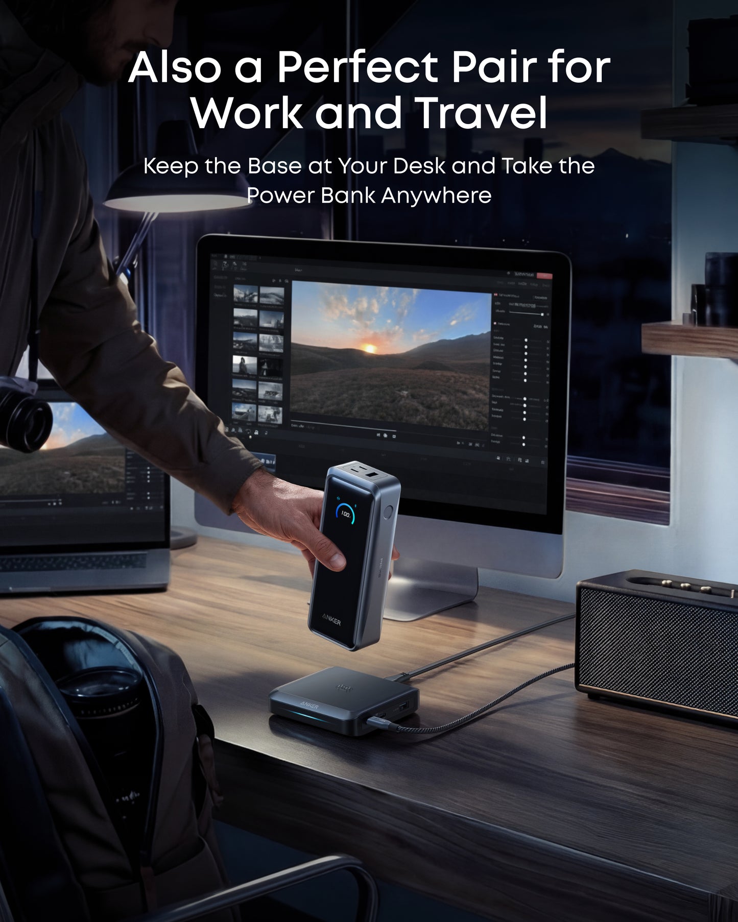 Anker Prime 26,250mAh Power Bank (300W) + Anker Prime Charging Base (150W)