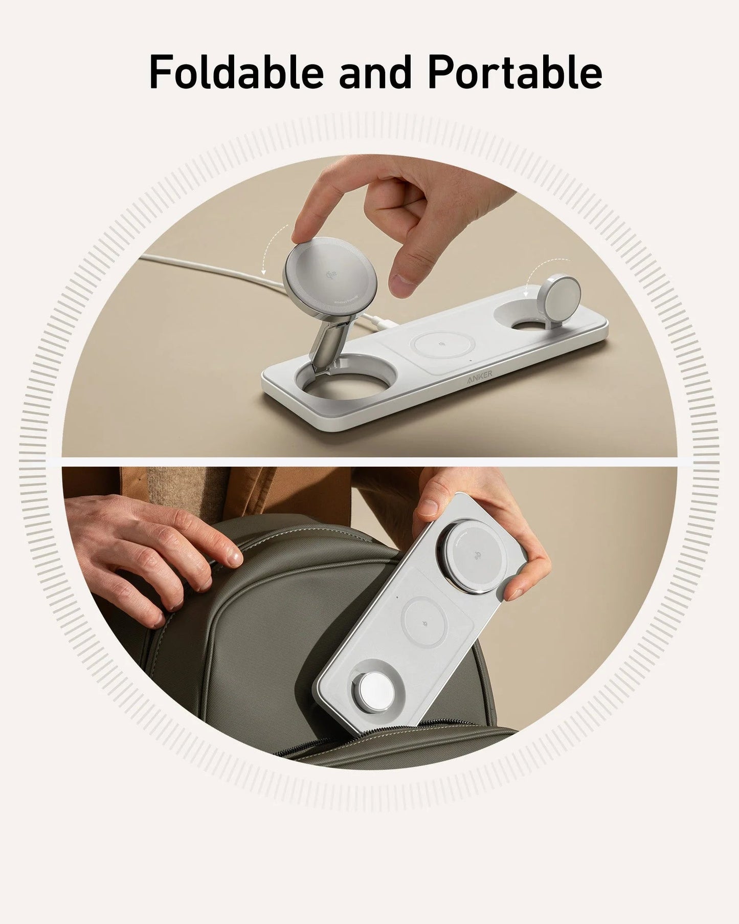 Anker MagGo Wireless Charging Station (3-in-1 Pad)