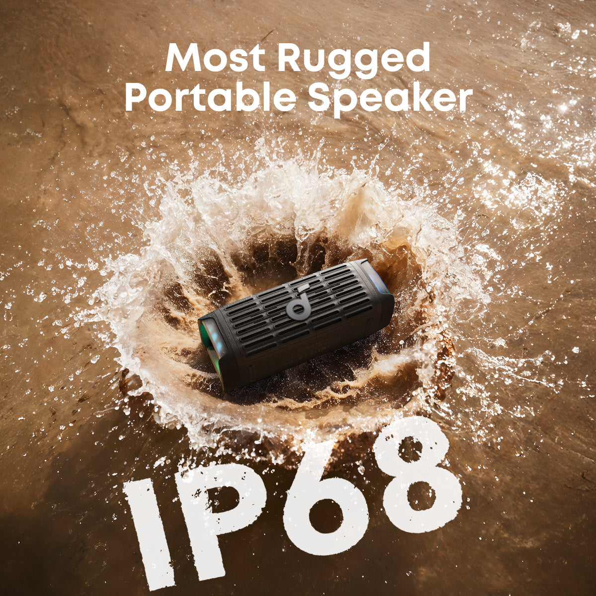 soundcore Boom 3i (Black, 2-pack) | Portable Rugged Outdoor Speaker