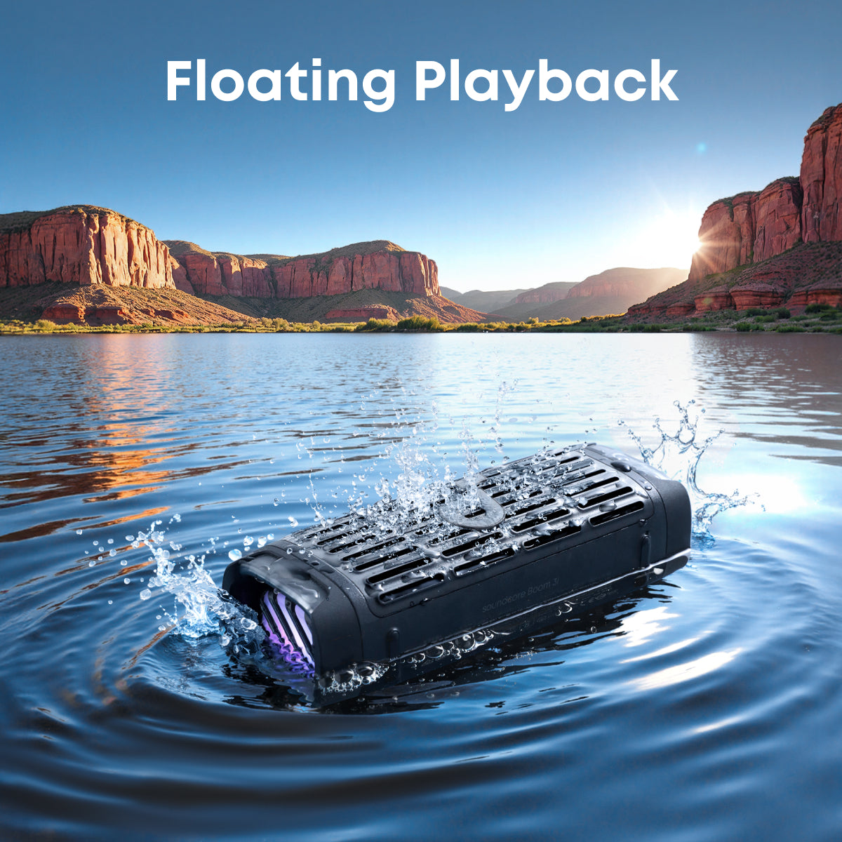 soundcore Boom 3i (Black, 2-pack) | Portable Rugged Outdoor Speaker