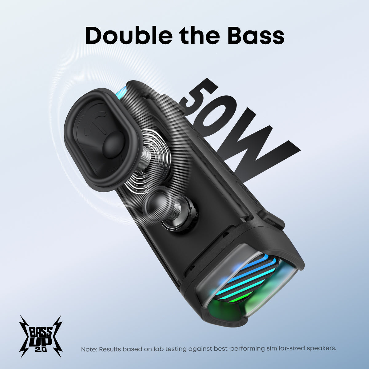 soundcore Boom 3i (Black, 2-pack) | Portable Rugged Outdoor Speaker