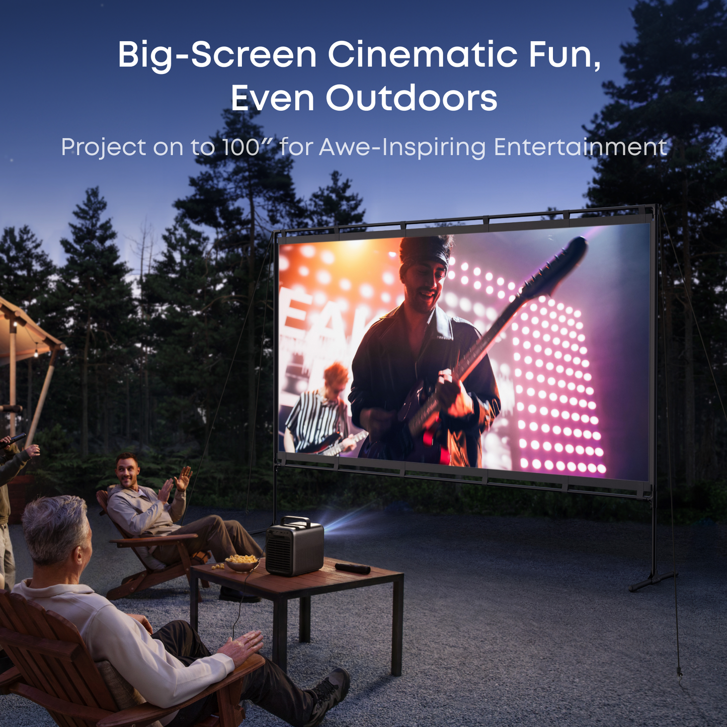 NEBULA X1 + NEBULA 100-Inch Home Projector Screen