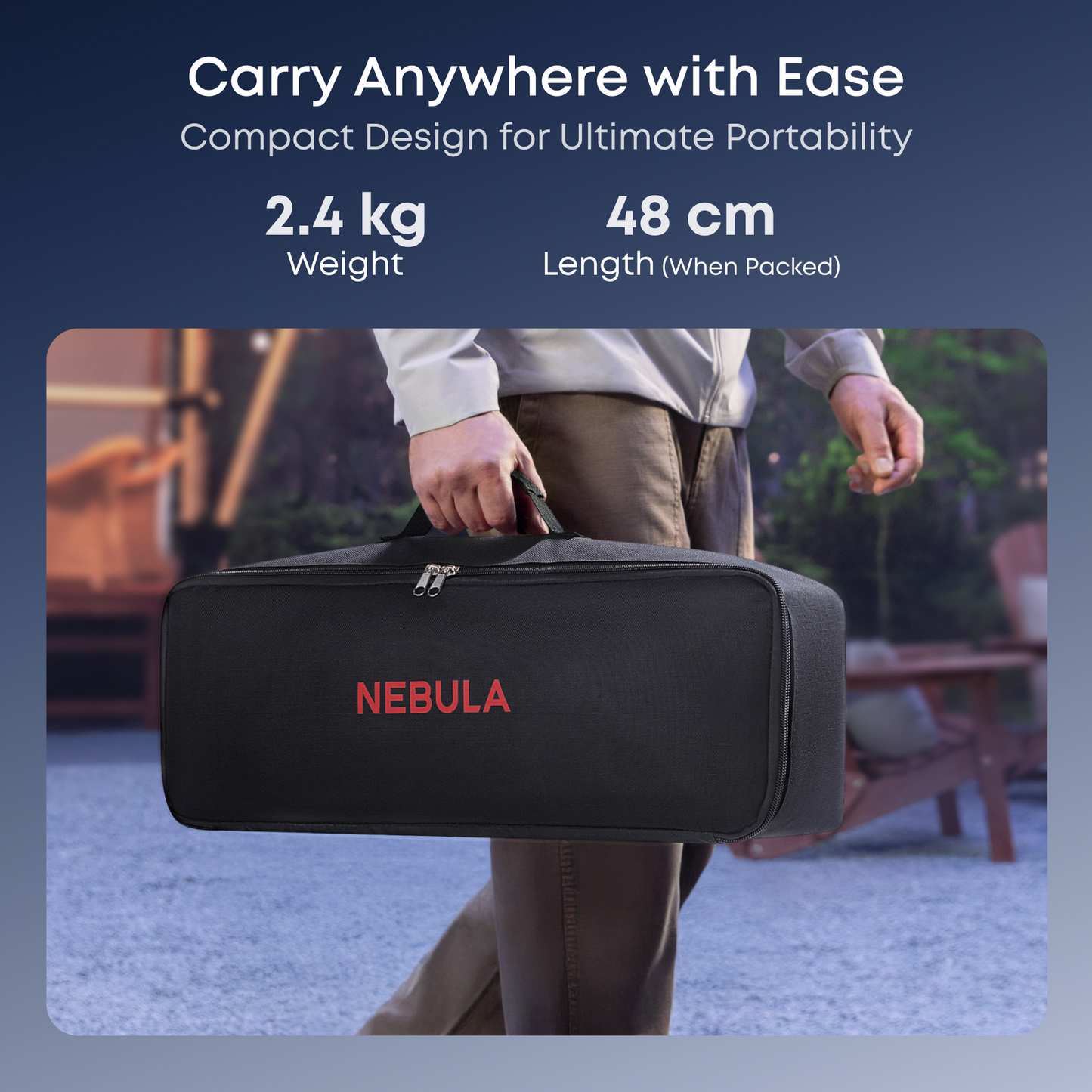 NEBULA X1 + NEBULA 100-Inch Home Projector Screen