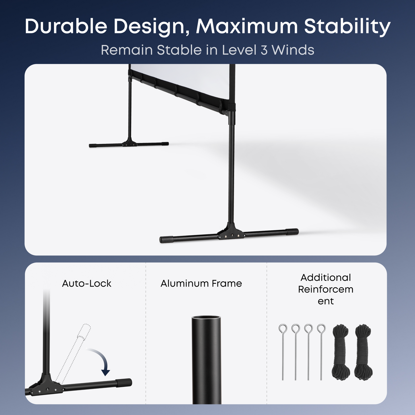 NEBULA X1 + NEBULA 100-Inch Home Projector Screen