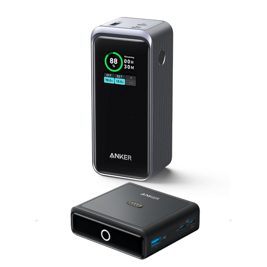 Anker Prime 20,000mAh Power Bank (200W) + Anker 100W Charging Base for Anker Prime Power Bank