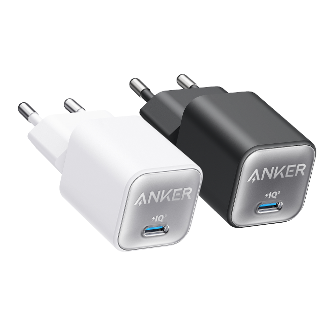 Anker <b>511</b> Charger (Nano 3, 30W) Gray×1 + White×1